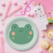 カエル誕生日キッズ ペーパープレート (パーティー)