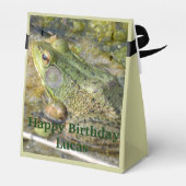 カエル誕生日パーティーキッズボーイアニマル フェイバーボックス (裏面サイド)