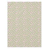 カエル誕生日パーティーピンク テーブルクロス (正面)