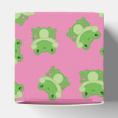 カエル赤ちゃんシャワーピンク フェイバーボックス (上部)