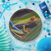 カエル赤目写真 ペーパープレート (パーティー)