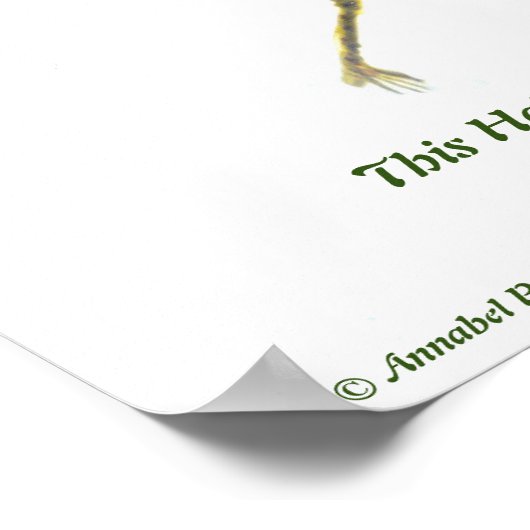 カエル跳躍踊り術 ポスター (角)