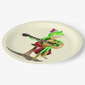 カエル遊のギター ペーパープレート (アングル)