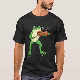 カエル遊のバイオリン Tシャツ