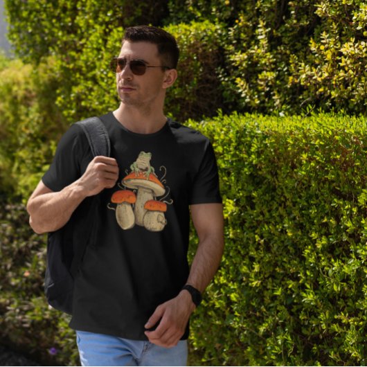 カエル遊のバンジョー Tシャツ