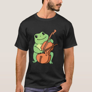 カエル遊チェロ Tシャツ