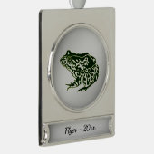 カエル銀年 シルバープレートバナーオーナメント (右)