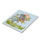 カエル隠れ タイル (側面)