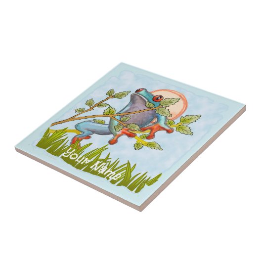 カエル隠れ タイル (側面)