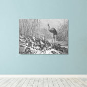 カエル頼は王様だ キャンバスプリント (インサイチュ (ウッドフロア))