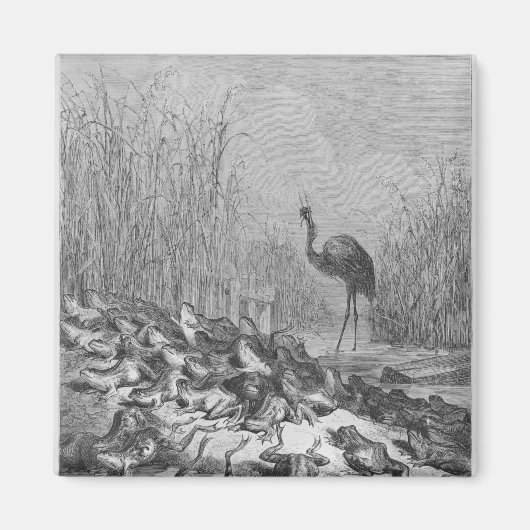 カエル頼は王様だ マグネット (正面)