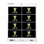 カエル頼 ラベル (フルシート)