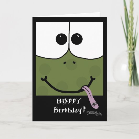 カエル顔 カード (正面)