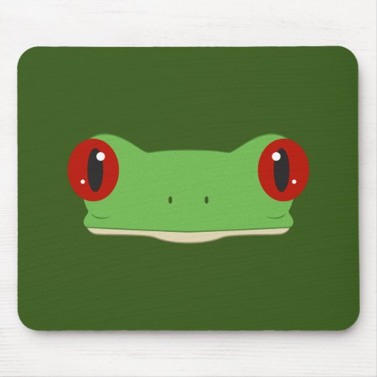 カエル顔 マウスパッド (正面)