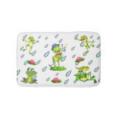 カエル風呂の敷物に行こうとしている バスマット (正面)