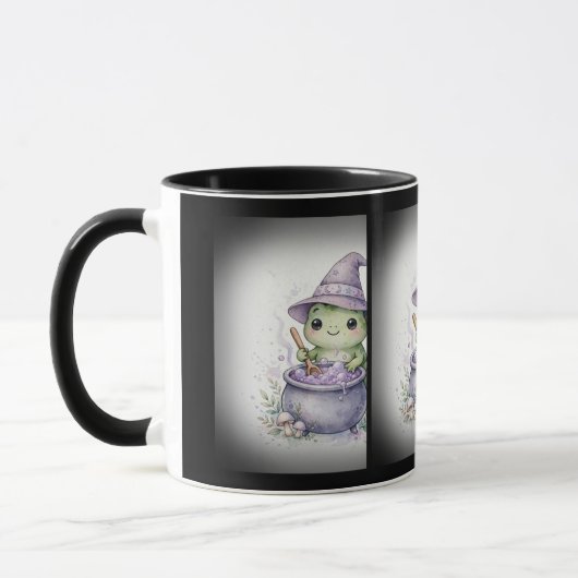 カエル魔女のハロウィンマグ マグカップ (左)