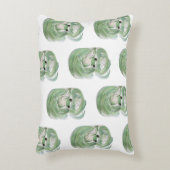 カエル魔法ユーモア水の色フロギー アクセントクッション (正面(垂直))