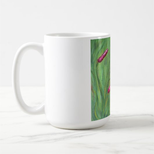 カエル魔法ユーモア水の色フロギー コーヒーマグカップ (左)