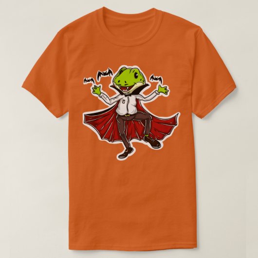 カエル魔術師 Tシャツ (デザイン正面)