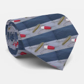 カエル魚釣りルアー+アンティーク魚釣りボバー ネクタイ (ロール)