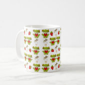 カエル鶏いちごマグカップ コーヒーマグカップ (正面左)