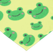 カエル1歳の誕生日パーティーフロギーテーマ テーブルクロス (アングル)