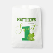 カエル1歳の誕生日パーティー フェイバーバッグ (正面)