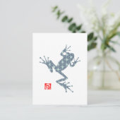 カエル16-1 ポストカード (スタンド正面)