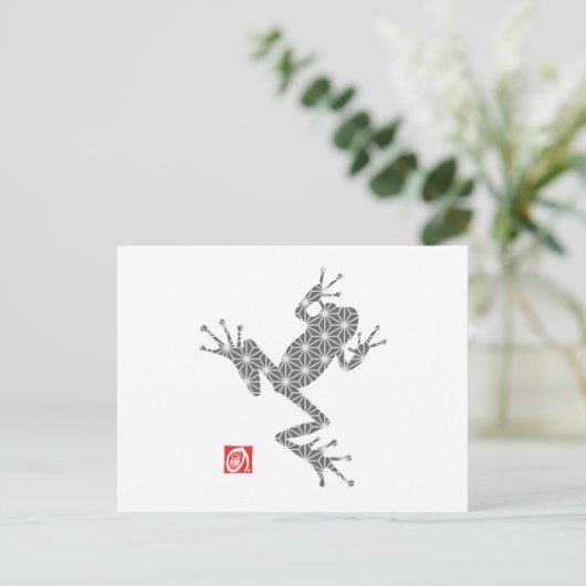 カエル16-3 ポストカード (スタンド正面)