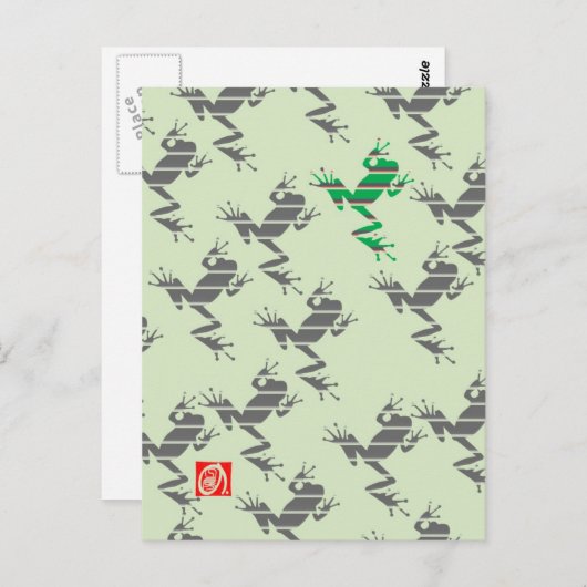 カエル1 ポストカード (正面/裏面)