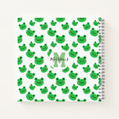 カエル1st誕生日パーティーゲスト ノートブック (裏面)