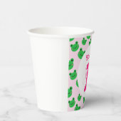 カエル1st誕生日パーティーベビーガールかわいい 紙コップ (右)