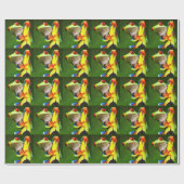 カエル2の包装紙 ラッピングペーパー (フラット)