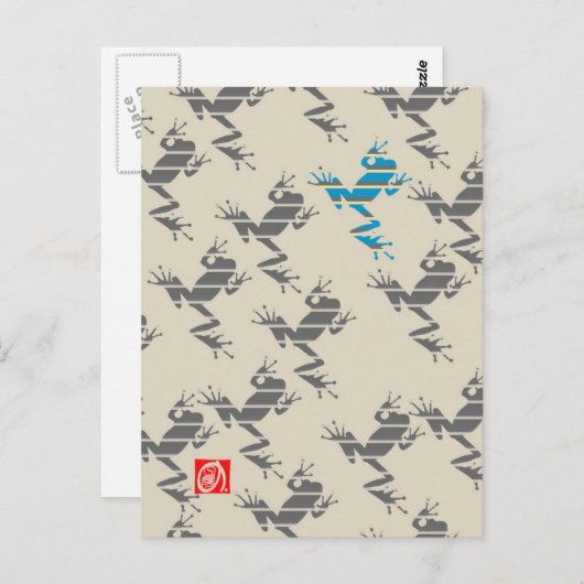 カエル2 ポストカード (正面/裏面)