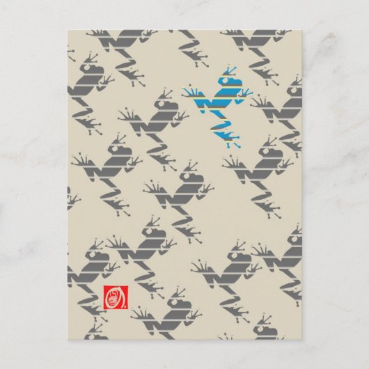 カエル2 ポストカード (正面)