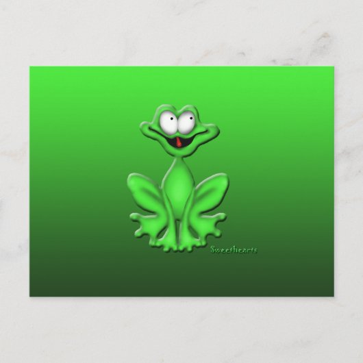 カエル2 ポストカード (正面)