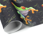 カエル3の包装紙 ラッピングペーパー (ロールコーナー)