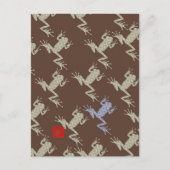 カエル5 ポストカード (正面)