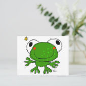 「カエル」の郵便はがき ポストカード (スタンド正面)