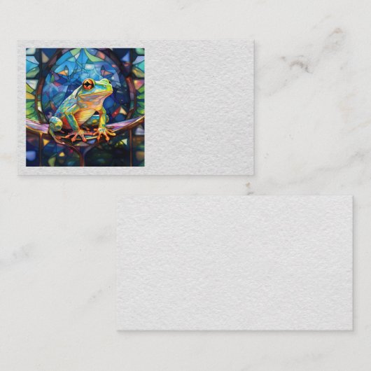 カエル・アート・ビジネス・カード 名刺 (正面/裏面)