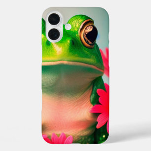 カエル・アート iPhone 16 PLUSケース