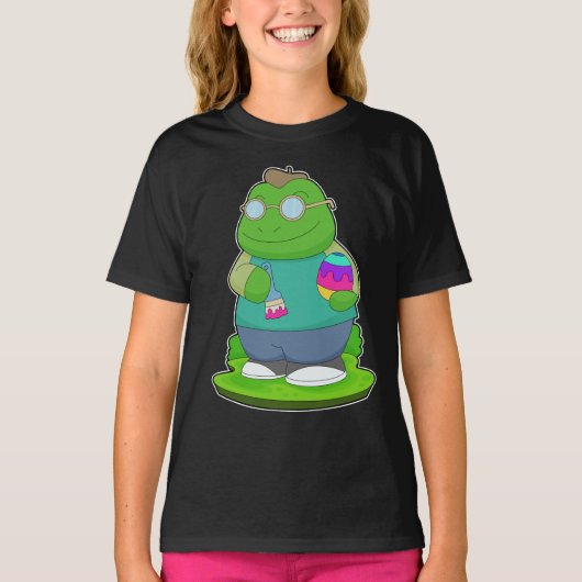 カエル イースター ペインター Tシャツ (正面)