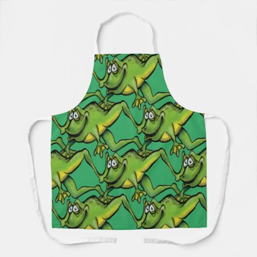 カエル エプロン (正面)