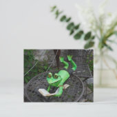 カエル・オン・ホリデー ポストカード (スタンド正面)