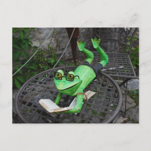 カエル・オン・ホリデー ポストカード (正面)