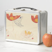 カエル・オン・ロータス メタルランチボックス (インサイチュ)