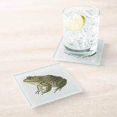 カエル ガラスコースター (アングル)