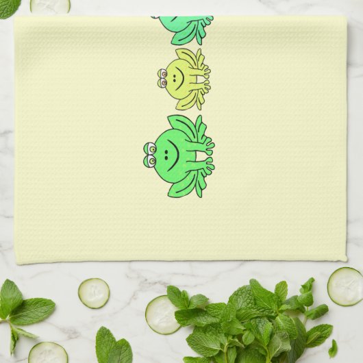 カエル! キッチンタオル (折り畳み)