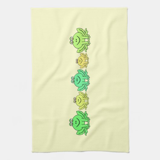 カエル! キッチンタオル (縦)