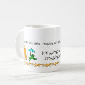 カエル,キノコ,フロギングホットチョコレートマグ コーヒーマグカップ (正面左)